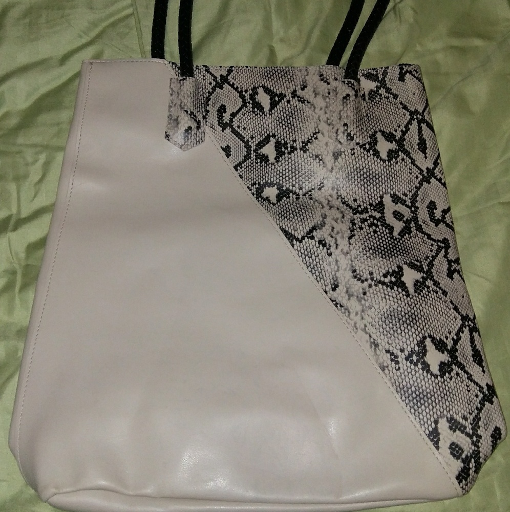 Faux Snakeskin Bag
